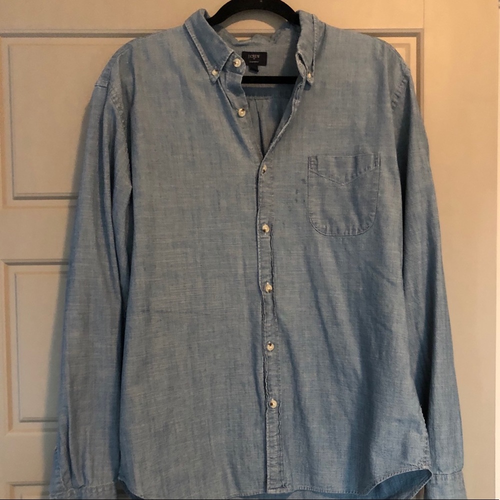 J Crew  Chambray Button Down